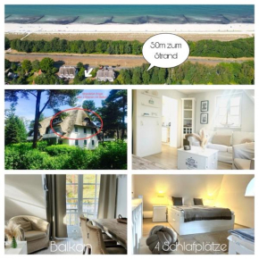 Maisonette-Fewo unter Reet, 50m zum Meer, Strandidyll Zingst, Zingst